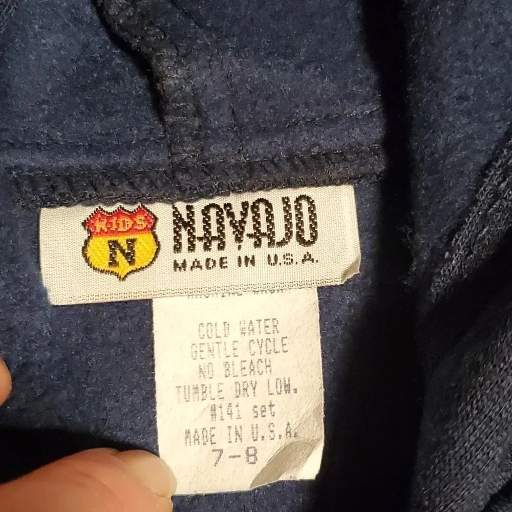 Navajo kids zip hoodie jacket